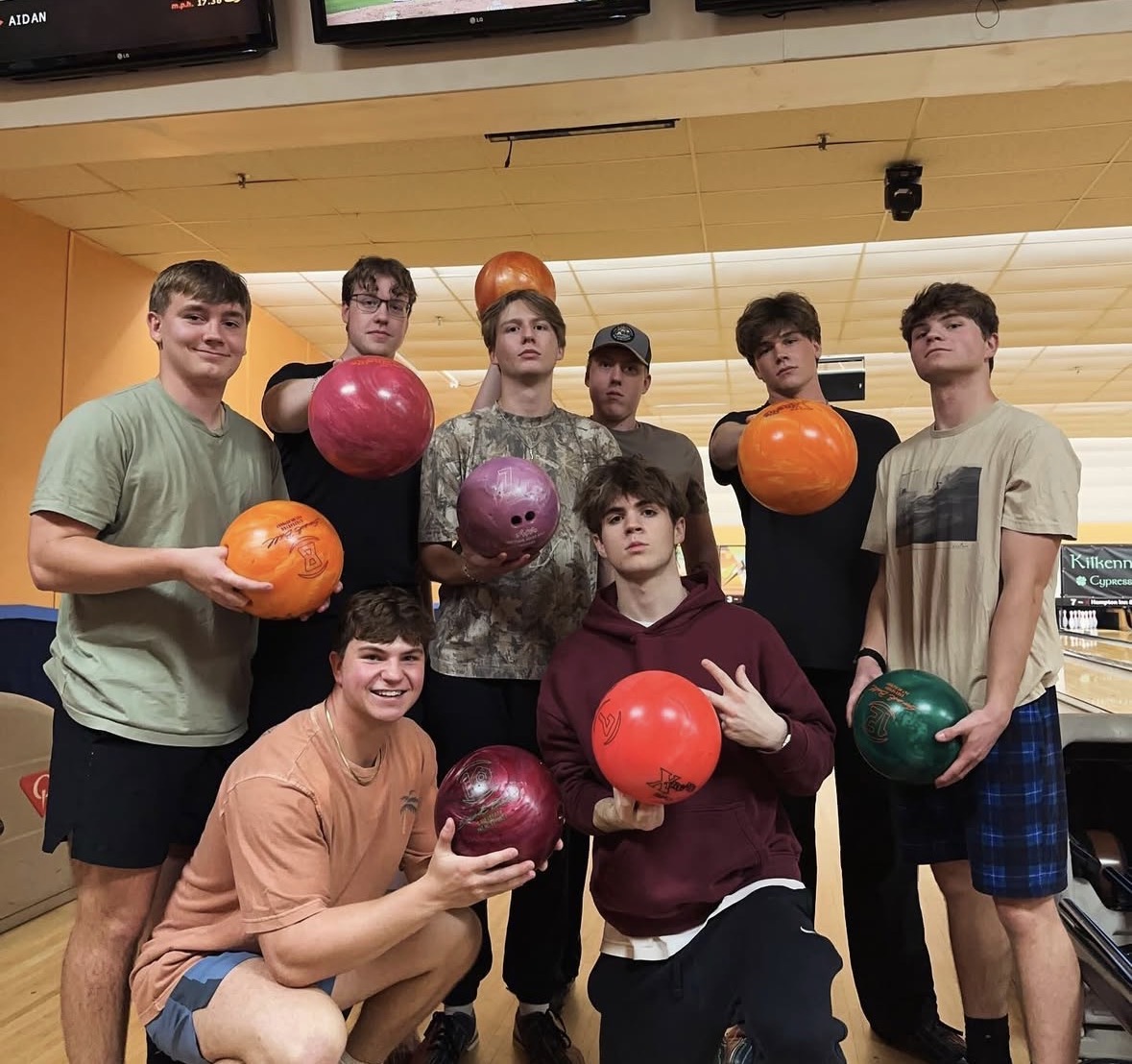 Candid photo of me with friends